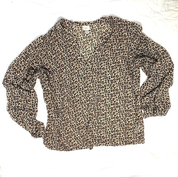 a new day Tops - A New Day Leopard Print Top Size XXL
